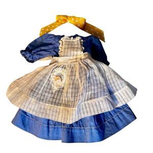 VINTAGE 1952 AMERICAN CHARACTER SWEET SUE ALICE IN WONDERLAND OUTFIT